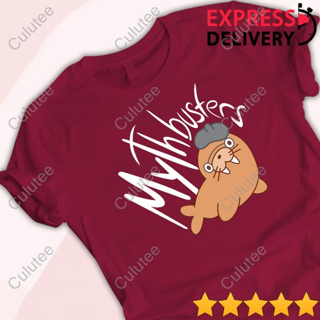 Real Busted Merch Mythbusters Kawaii Walrus Tee Shirt