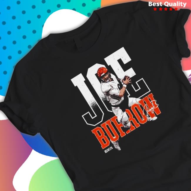 Joe Burrow Cincinnati Bengals Bold signature TShirts