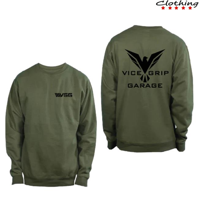 Official Vice Grip Garage Vgg Merch Army Green Hood