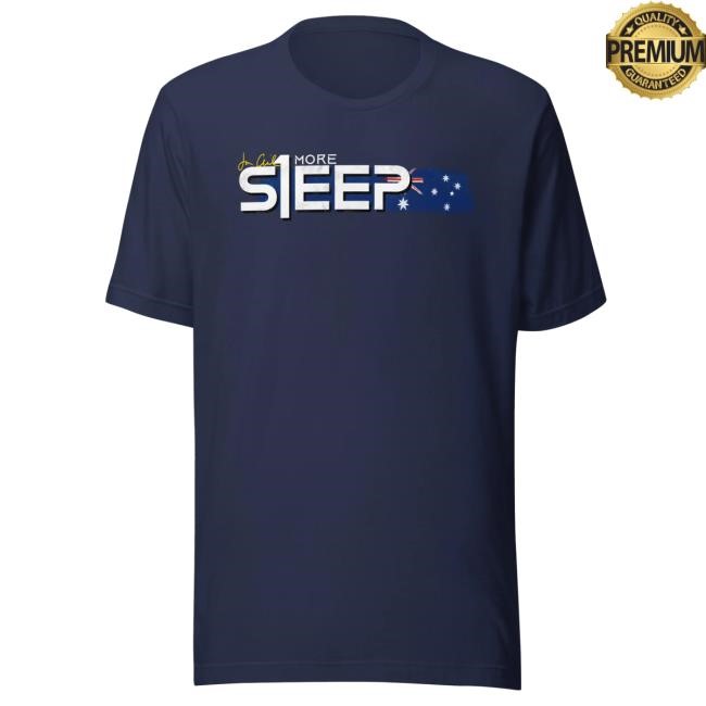 Official Jon Anik One More Sleep Jon Anik Australia Dark Tshirt