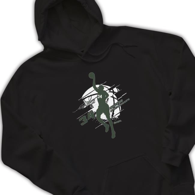Giannis Antetokounmpo Milwaukee Bucks Silhouette Signature Crewneck Sweatshirt