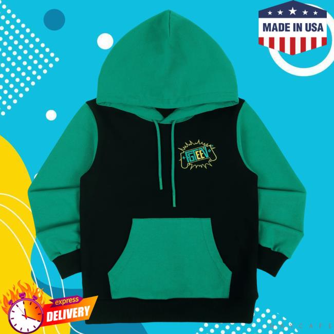 Official Fgteev Merch Store Shop Colorblocked Crew neck Sweatshirt Green & Black
