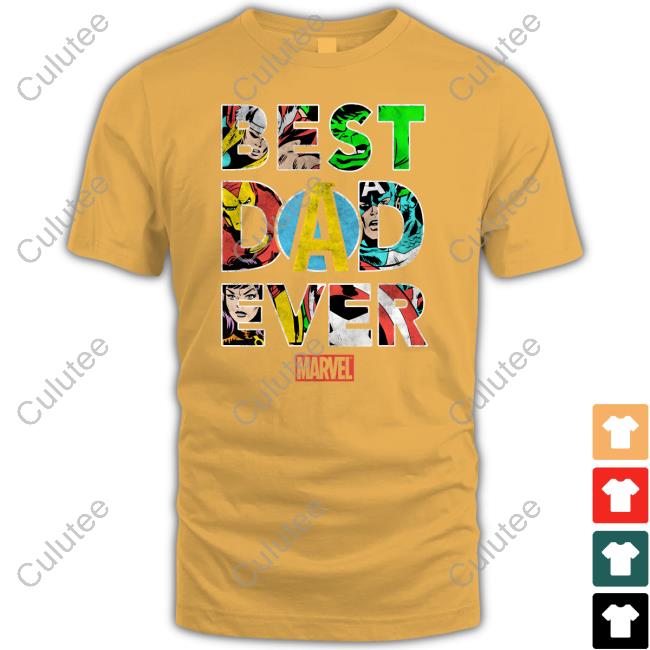 Coreyrforrester Marvel Best Dad Ever Tank