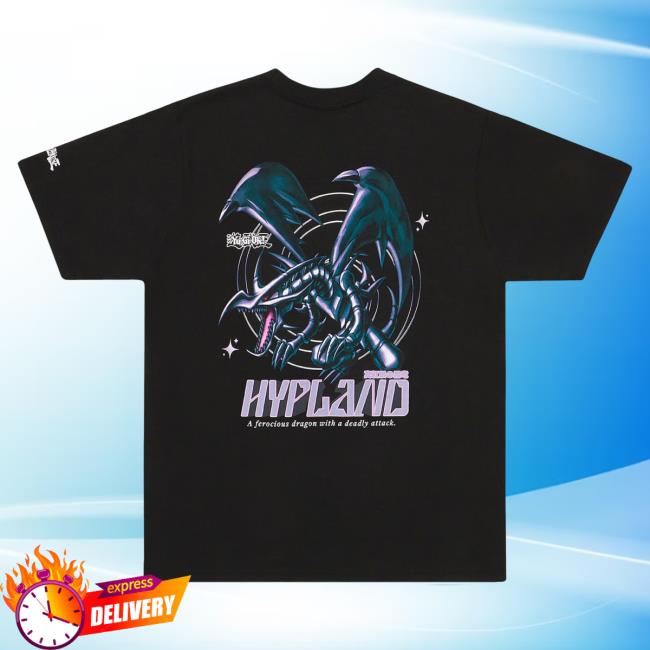 Official Hypland Clothing Merch Store Hypland Yugioh Red Eyes Top Shirt (Black)