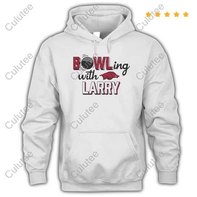 Official ARKANSAS RAZORBACKS BOWLING WITH LARRY Hoodie Shirt