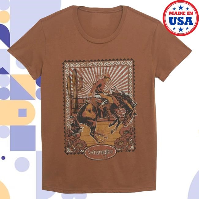 Official Marshalls Country Merch Clothing Wrangler Women's - Retro® Graphic Tee