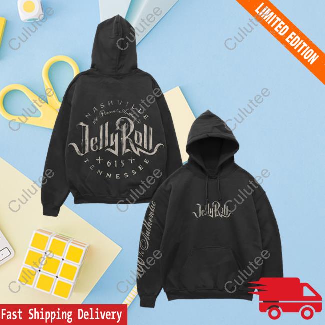 Official Jelly Roll Clothing Shop Merch Logo Pullover Sweatshirt Jellyroll615 Store