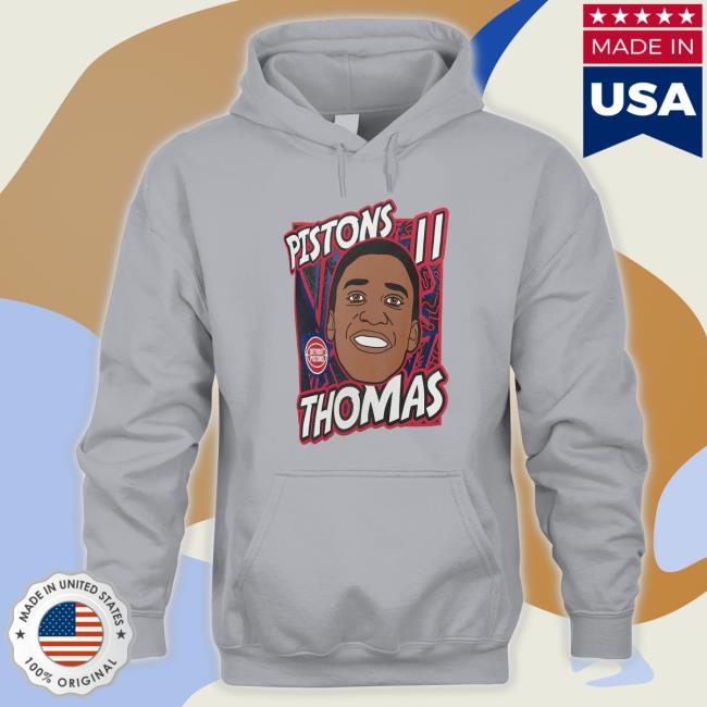 Isiah Thomas Detroit Pistons Mitchell & Ness Youth Hardwood Classics King of the Court Player Shirt 2022