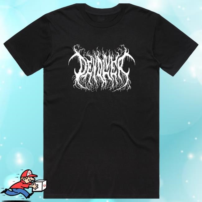 Official Devolver Digital Merch Shop Devolver Black Metal Logo (2020) Tee