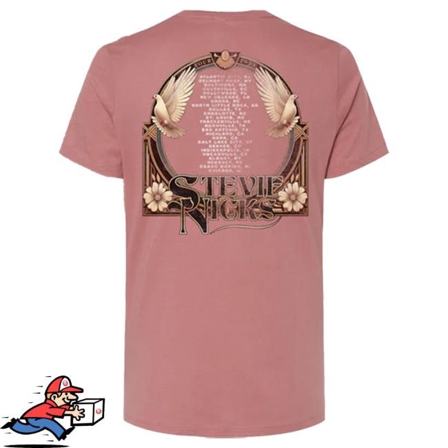 Official Stevie Nicks Merch Store Shop Stevie Nicks Tour 2024 Hot Shirt - Mauve