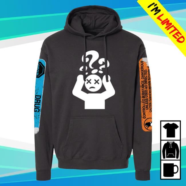 Official Chapter 17 Records Merch Store Shop Ouija Macc Anemoia - Album Hooded Sweatshirt - Black Chapter17Records