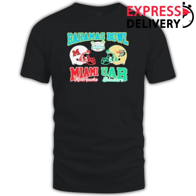 Bahamas Bowl 2022 Miami Redhawks And Uab Blazers Tee