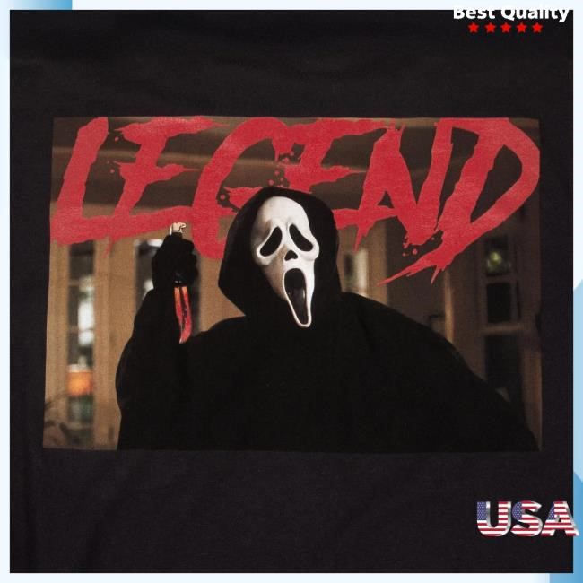 Official Old Row The Ghostface Spooky Legends Pocket Tees