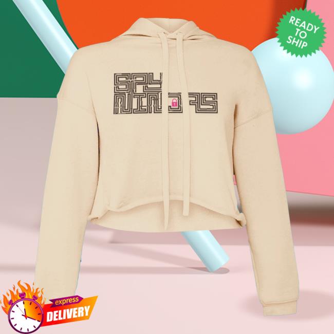 Official Spy Ninja Merch Maze Ladies Cropped Sweatshirts