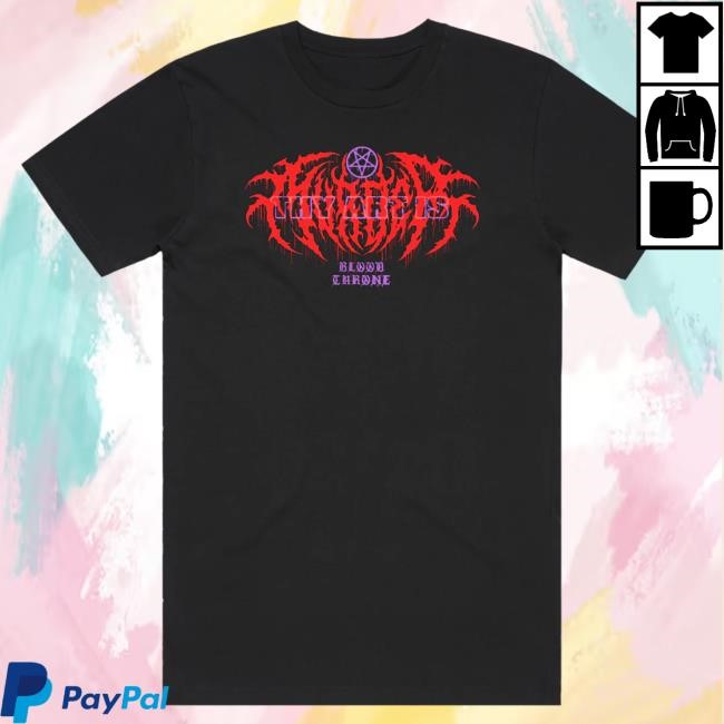 Official Merch Warfare Thy Art Is Murder Blood Throne // Hot Shirt (Black)