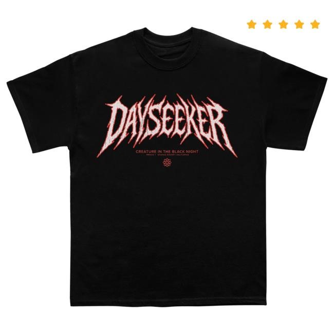 Dayseeker Creature Metal Black Shirts Dayseeker Merch Store Official