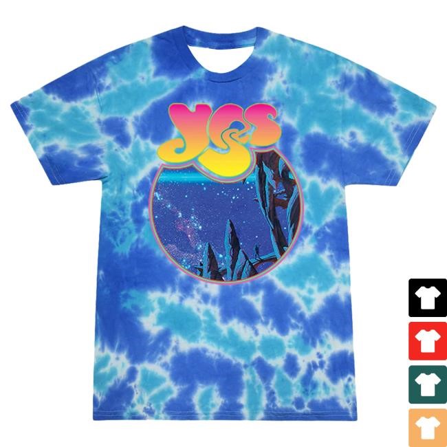 Yes Official Store Mirror To The Sky Crystal Wash Tees
