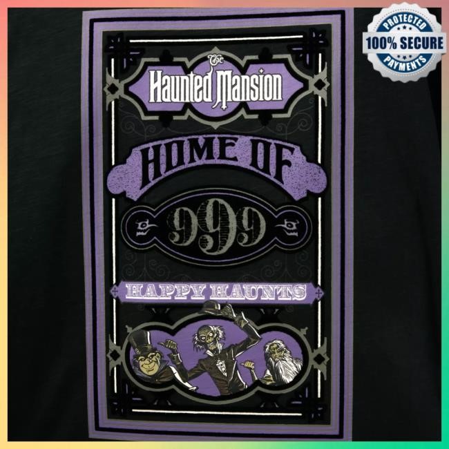 Official Disney Merch Store The Haunted Mansion ''999'' New Shirt for Adults