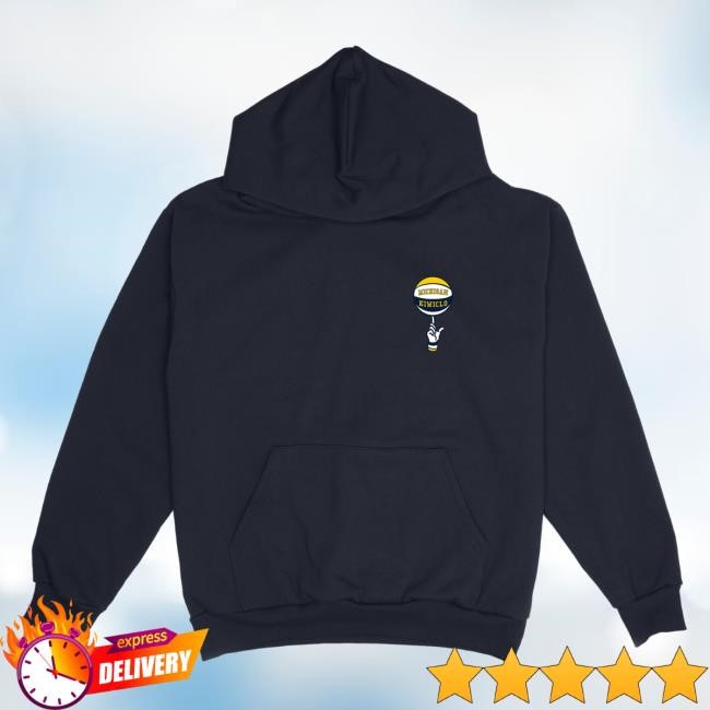 Street Stadium Energy Michigan Caricature Navy Hoodie Kiwiclo