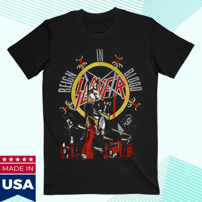 Slayer Clothing Store Shop Merch Reign In Blood Arch Shirt New