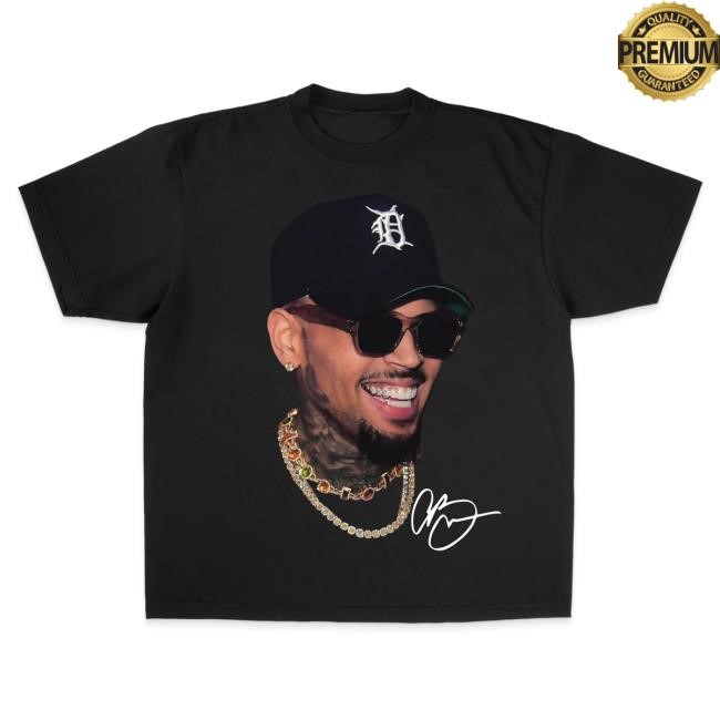 Official Chris Brown Store BIG HEAD V4 S/S Shirt ChrisBrown