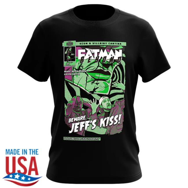 Official Jay and Silent Bob Merch Store Fatman Beyond Jeff's Kiss Top Shirt JayandSilentBob