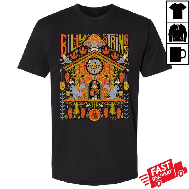 Official Billy Strings Merch Store Fall Tour Poster Tee