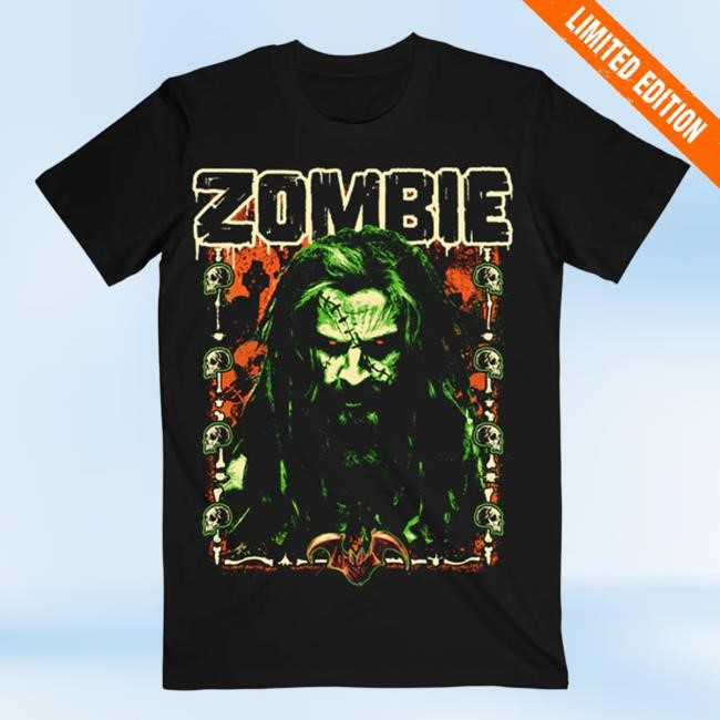 Bone Frame Black Short Sleeve Tee Rob Zombie Store