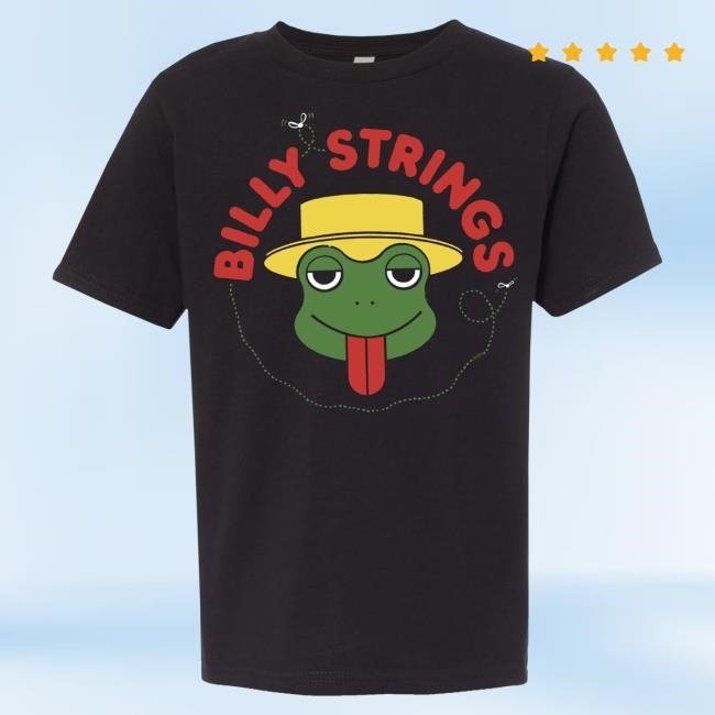 Official Billy Strings Merch Store Shop Billy Strings Youth Frog T-Shirt (Perry Shall)