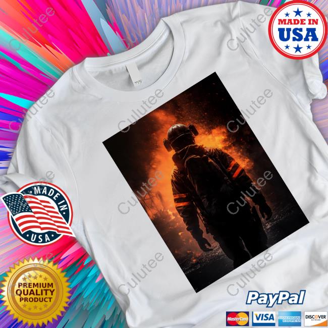 Official Dreamit Merch Firefighter In The Flames T-Shirt