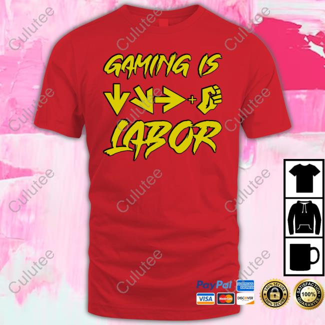 Official Hard Shoppes Shop Gaming Is Labor Tee Hard Drive