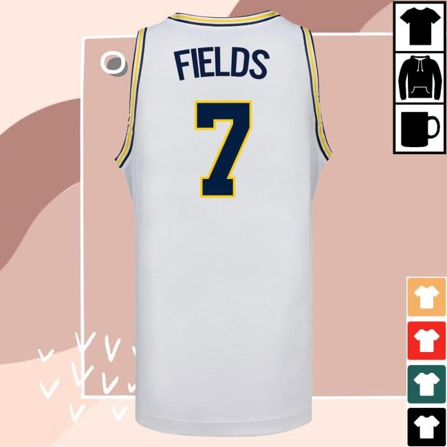 Michigan Wolverines #7 Jessica Fields Student Athlete White Women's Basketball Jersey New Shirt The M Den Shop Official