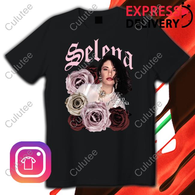 Floral Selena The Queen Of Cumbia T-Shirt