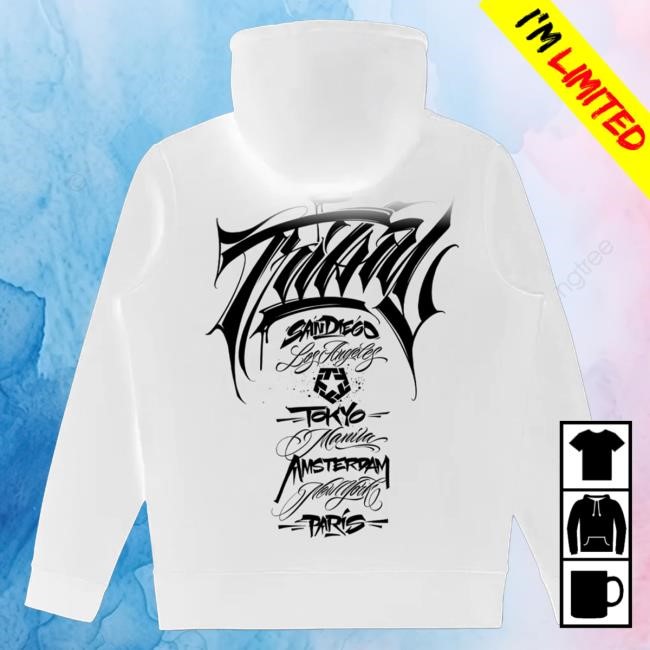 Official Tribal Gear Cities - Black Men's Hoodies Tribal Streetwear