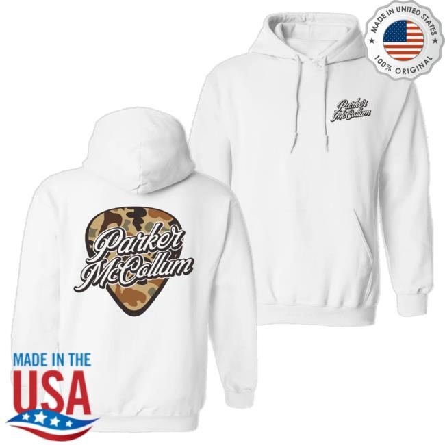 Official Parker Mccollum Merch Shop White Camo Pullover Sweatshirt ParkerMccollum