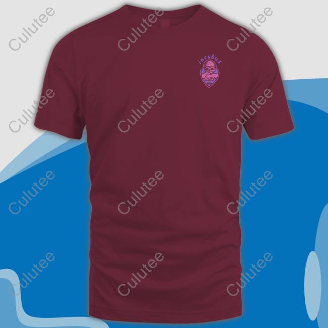 Official Incubus Merch Skull Handshake Tee