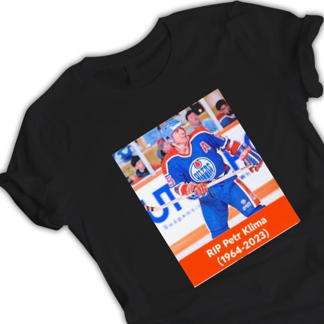 Edmonton Oilers Rip Petr Klima 1964 2023 Tee