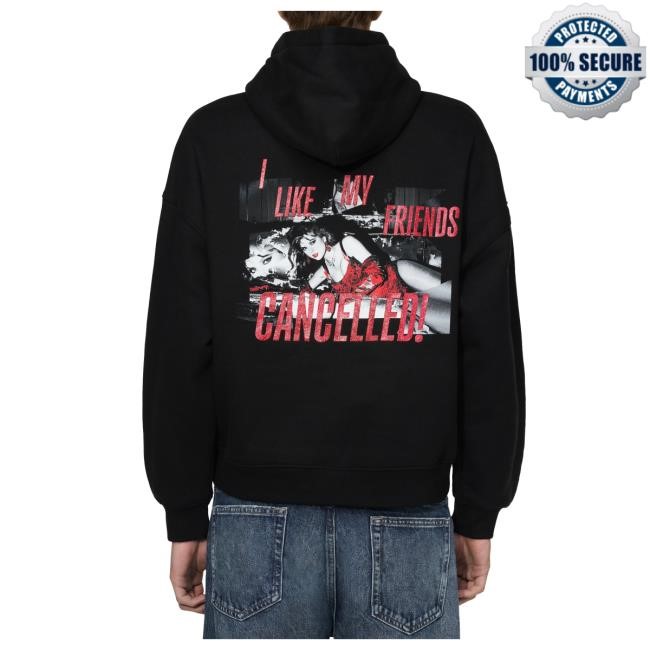 Official Taylor Swift Merch Store Shop I Like My Friends Cancelled! Hoody TaylorSwift