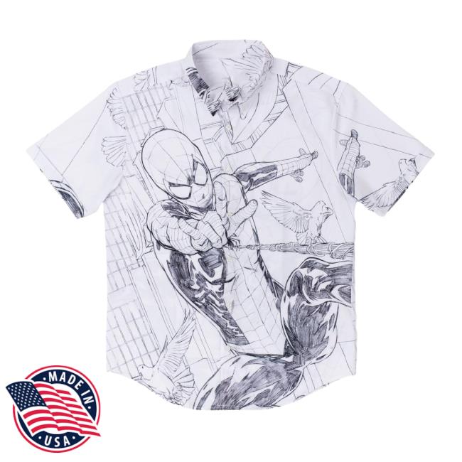 Official Rsvlts Spider-Man Surfing Hawaii Tees