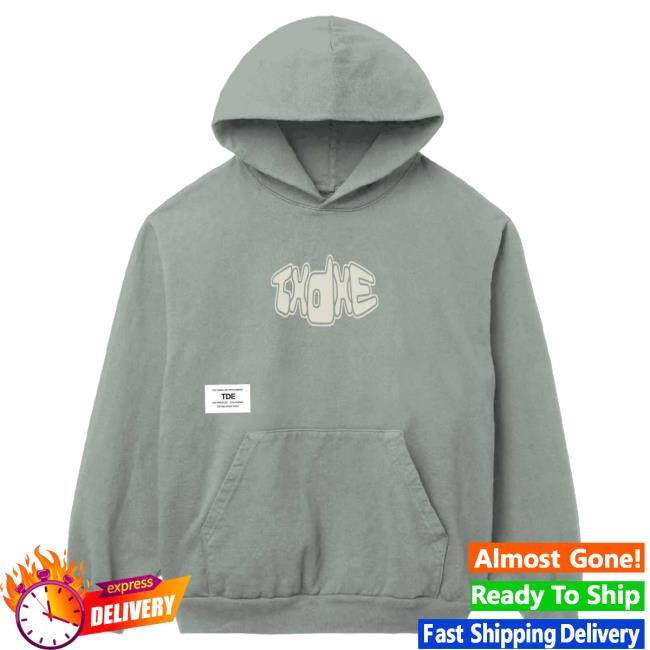 Official Clothing Top Dawg Entertainment Merch Store Txdxe Bubble Hoodies (Sage Green)