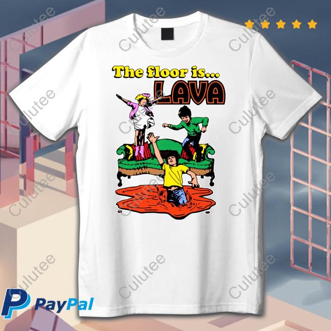 The Floor Is Lava Funny Long Sleeve Tee