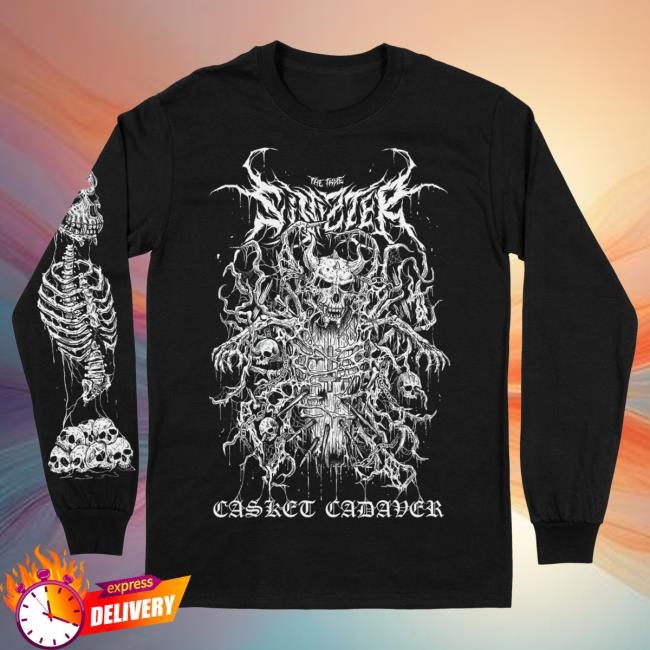 Official IndieMerchstore Sinizter "Casket Cadaver" Long Sleeve Tee Indie Merch Store