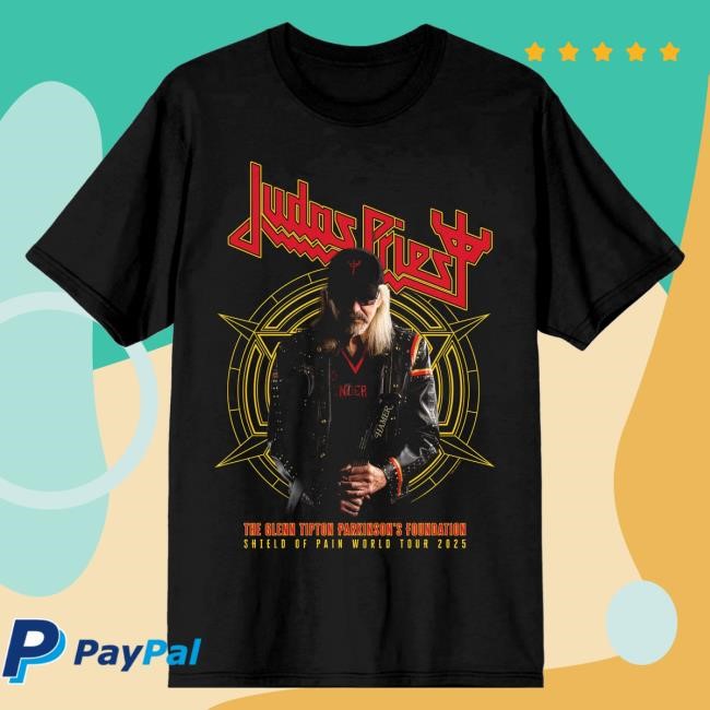 Official Judas Priest Merch Glenn Tipton Foundation 2025 Top Shirt