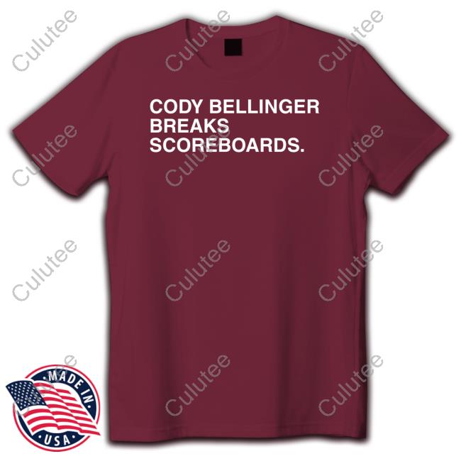 Obvious Shirts Merch Cody Bellinger Breaks Scoreboards T Shirts