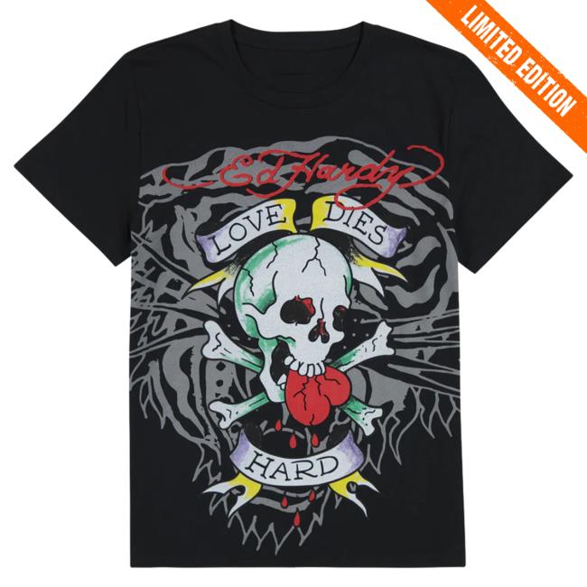 Official Ed Hardy Merch Store Love Skull Tshirt EdHardy Apparel Clothing Shop