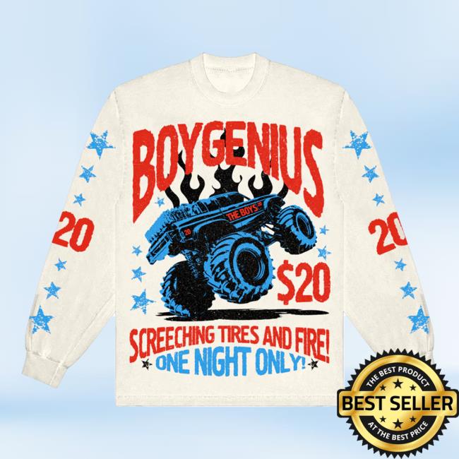 Official Boy Genius Store Shop Boy Genius Merch Monster Truck Longsleeve