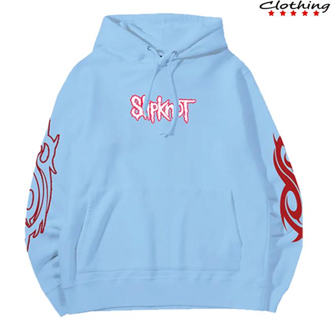 Official Slipknot Photo Blue Long Sleeve T Shirt