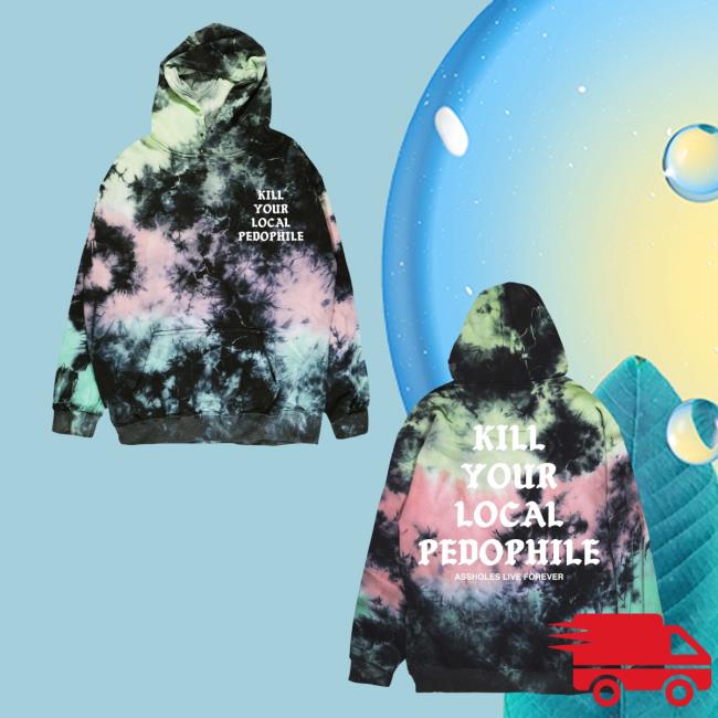 Official Linda Finegold Store Shop Kill Your Local Pedophile Medieval Toxic Waste Tie Dye Long Sleeve T-Shirts Lindafinegold Clothing Tie-Dye