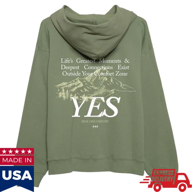 Official Seek Discomfort Merch Green Greatest Moments Hood