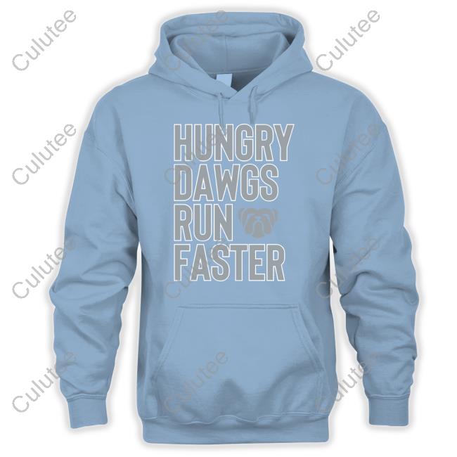 The Liberty Line Merch Hungry Dawgs Run Faster Long Sleeved T Shirt